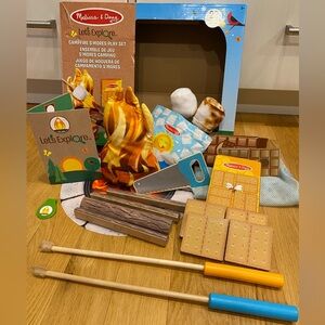 Melissa & Doug Let’s Explore Campfire S’mores Play Set